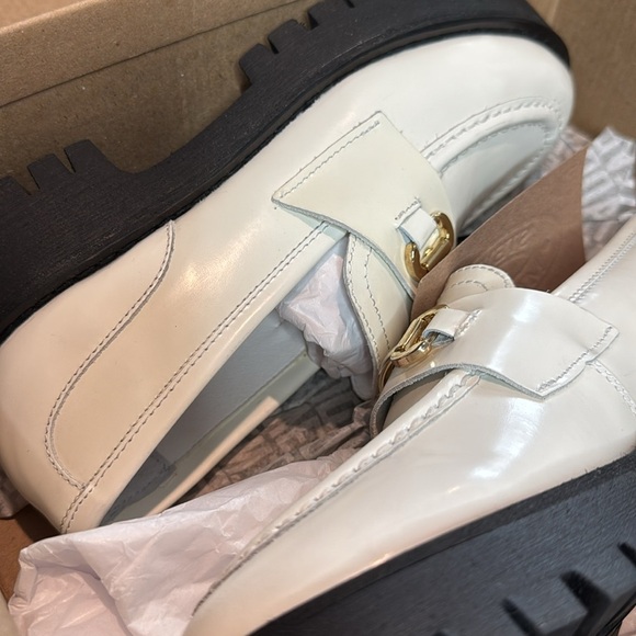 Steve Madden Lando Womens Leather Upper Slip-on Loafers - Picture 3 of 5